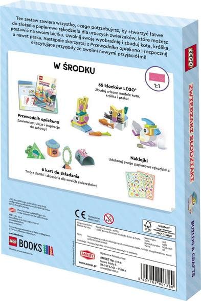 LEGO Bygg & Håndværk Nuttede Dyr Bog