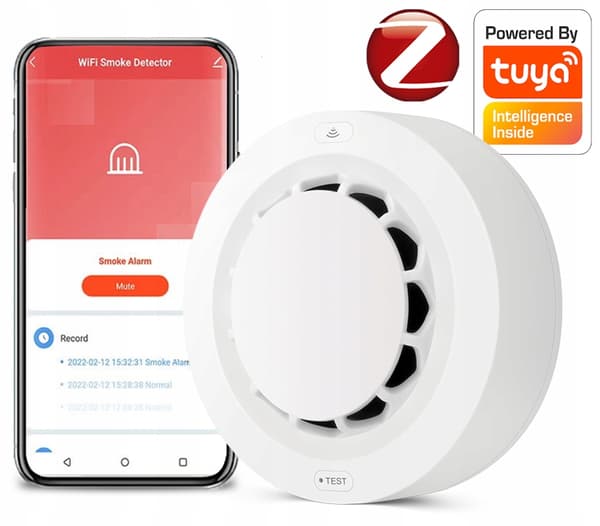 Sensordetektor Fotoelektrisk Røgsensor ZigBee TUYA Smart