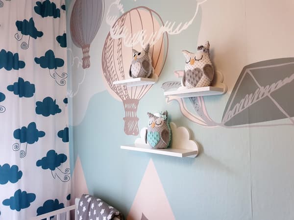 Cloud Shelves Sæt med 3 Bamser - Prestige