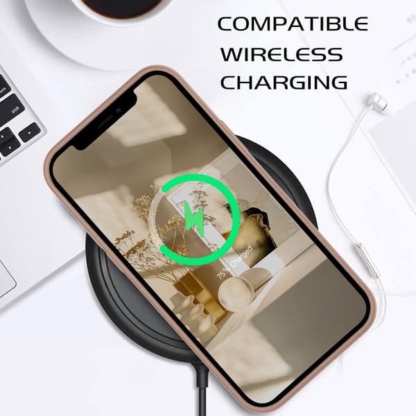 Apple iPhone 12 Pro Max silikonikuori, mintunvihreä, sydän, A2342