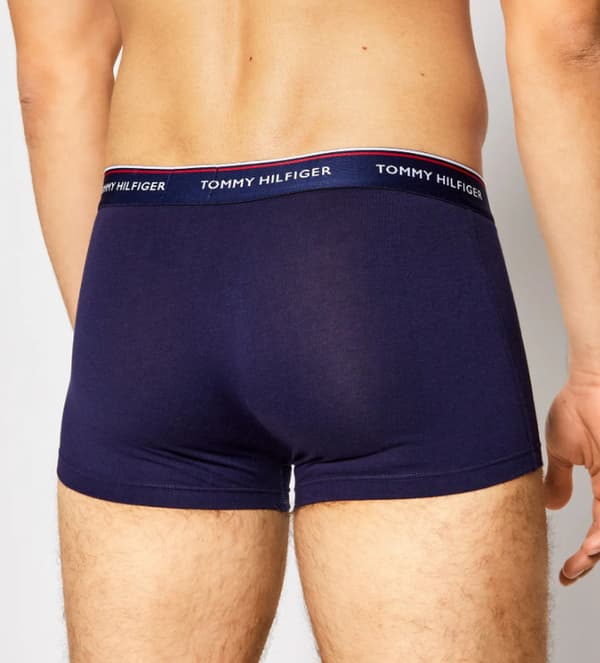 Tommy Hilfiger herr 3-pack boxershorts - marinblå, storlek S