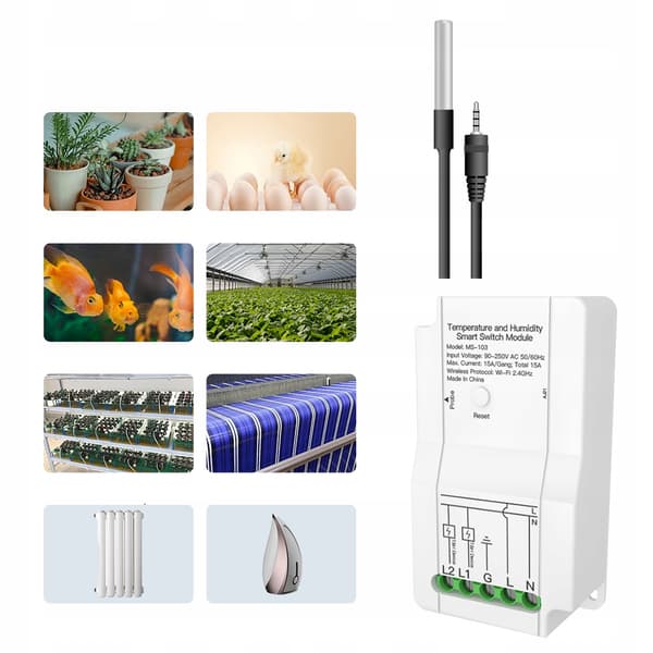 TUYA WiFi extern temperatursensor termostat