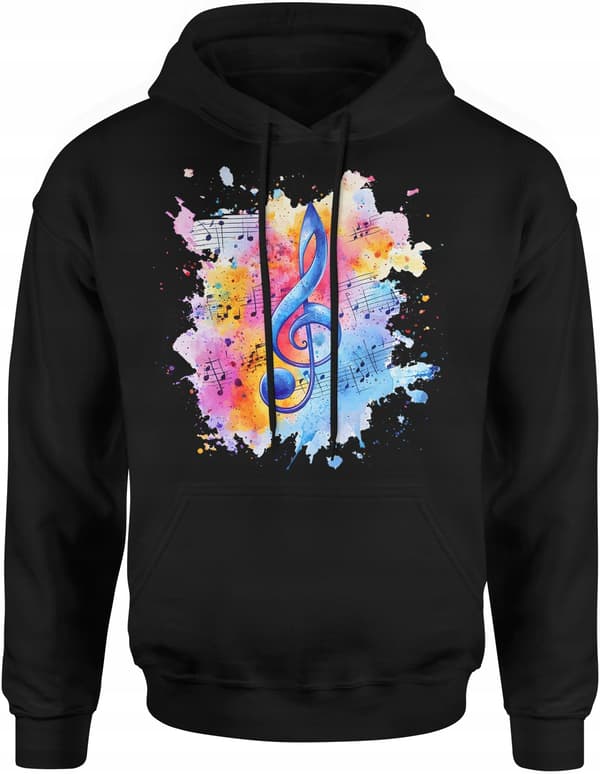 Musiker sweatshirt gave til musiker noder noder kunstnerisk