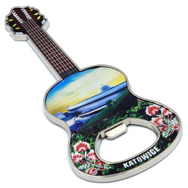 Køleskabsmagnet guitar Katowice Spodek