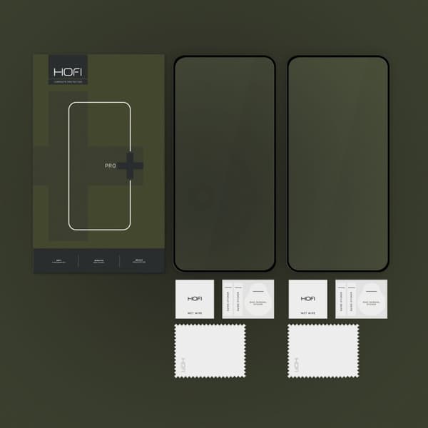 HOFI GLASS PRO+ 2-PACK HÄRDADE GLAS GALAXY S24 FE SVART