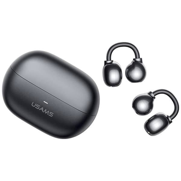 USAMS Echo R02 Clip-on trådløse Bluetooth-hovedtelefoner grå