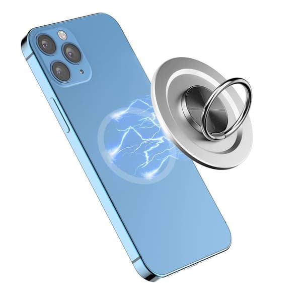 MAGNETISK SØLVFINGER TELEFONHOLDER