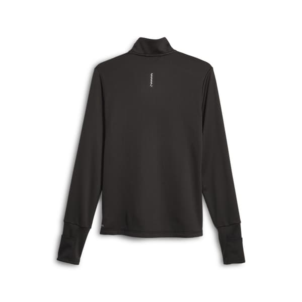Puma RUN MICRO FLEECE 1/2 ZIP dame sweatshirt sort 52405501 r S