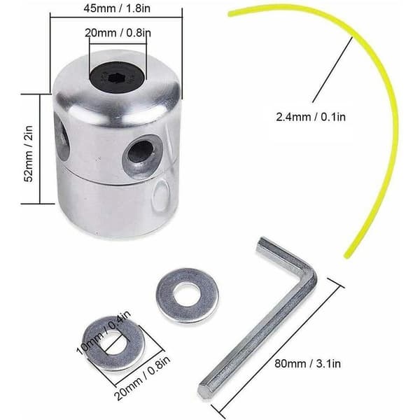 ALUMINIUMSTRINGHUVUD FÖR BENSINRÖJARE, RÖJAR, RÖJAR