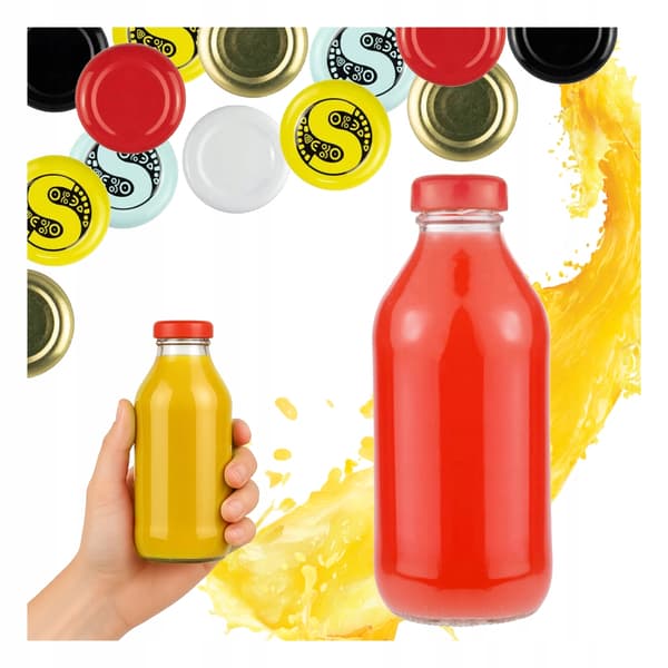 Juiceflaska, juicesirap, juiceflaskor 330ml + LOCK fi33