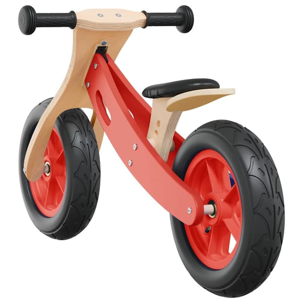 vidaXL børnebalancecykel, luftdæk, rød