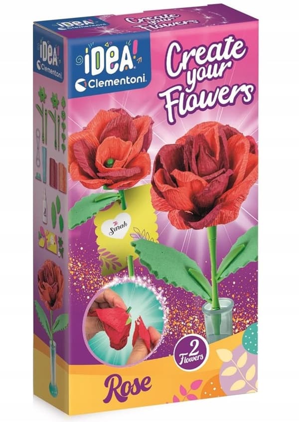 CLEMENTONI Mini Flower Factory: Ruusu 18168