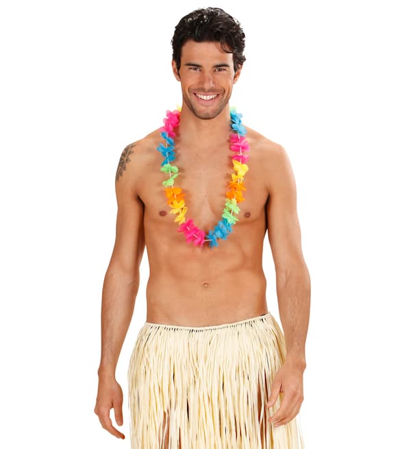 Värikäs Havaijin kukka Aloha-kaulakoru
