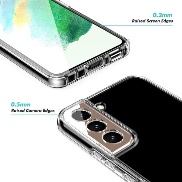 COMPONENT TIL SAMSUNG GALAXY S22+ 5G TRANSPARENT FORSTÆRKET