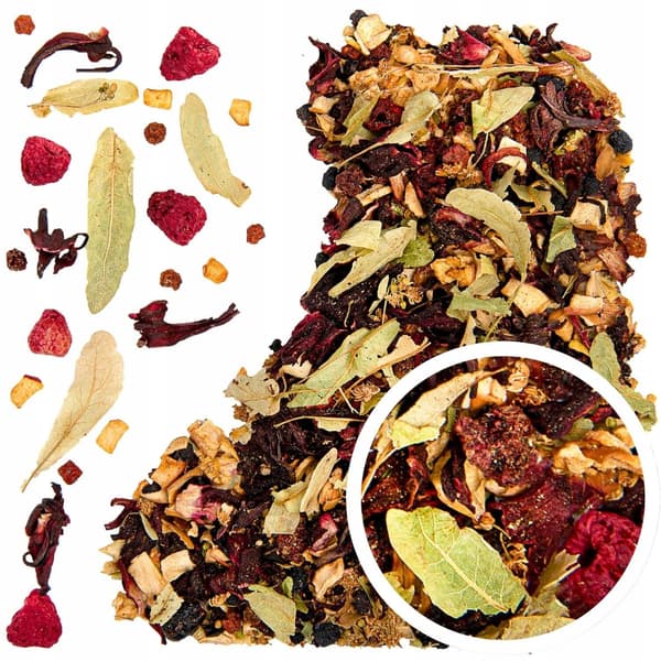 Fruktsoppa Hallon Lind immunitet hibiskus lindblomma hallon 50 g