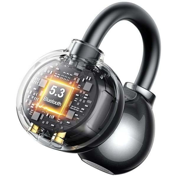 USAMS Echo R02 Clip-on trådløse Bluetooth-hovedtelefoner grå