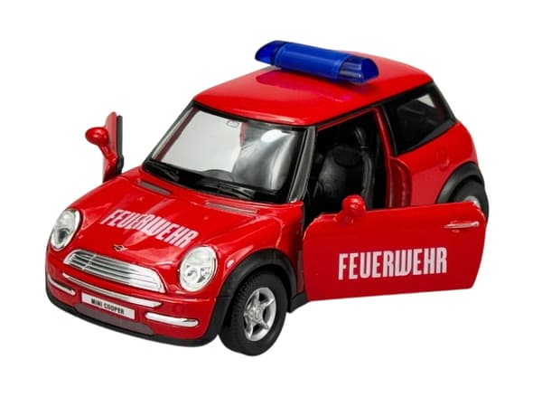 WELLY MINI COOPER BRANDVÆSEN 1:34 49766