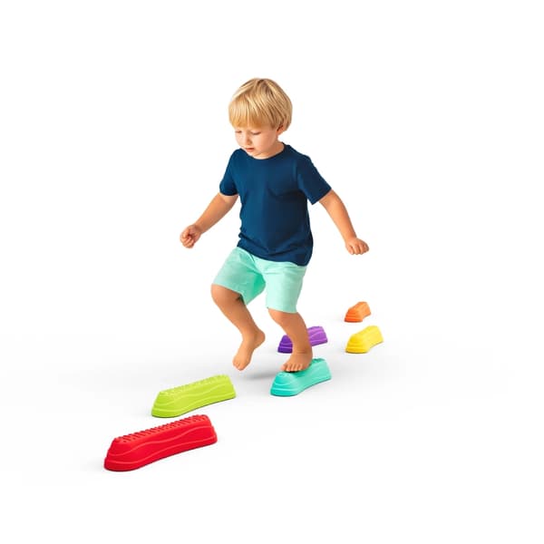 Mjuka Bibi Balance Steps sensoriska steg - 6 st.