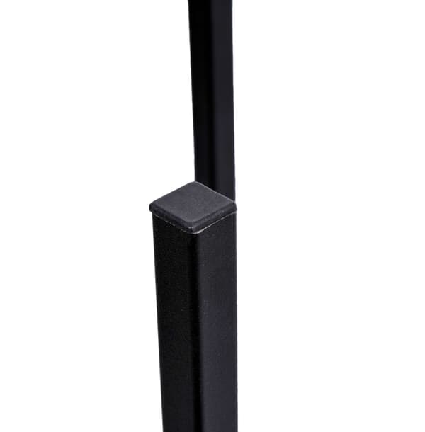 Loft-stil stående plantestativ Torre 70 cm sort