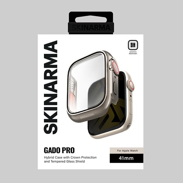 Skinarma-etui til Gado Pro Apple Watch 41 mm titanium