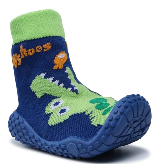 Playshoes barnvattenskor blå mönster 18/19