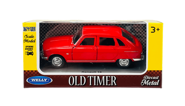 WELLY OLD TIMER RENAULT 16 RØD 1:34 43807