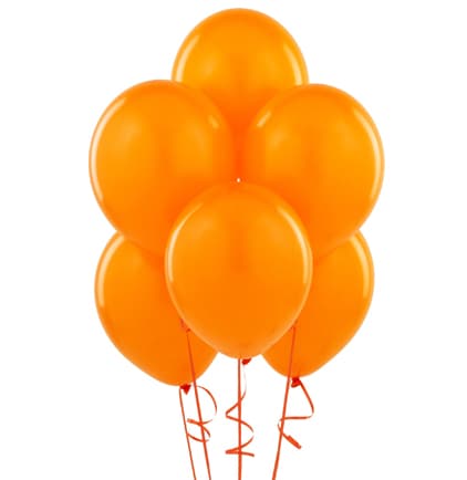 Pastelballoner 30 cm, 25 stk., orange