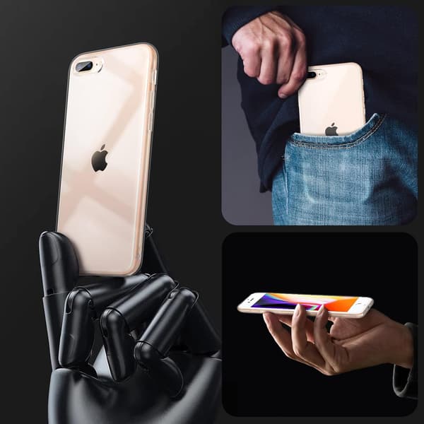 ETUI TIL APPLE IPHONE 7 PLUS/8 PLUS SILIKONE CLEAR BASIC