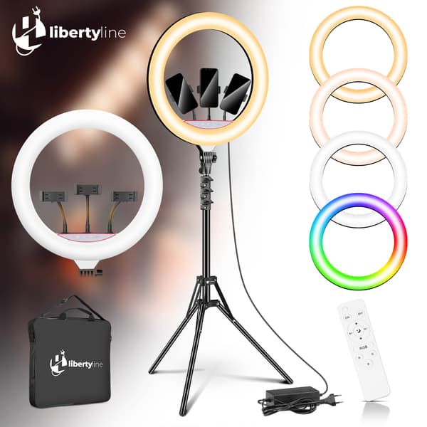 LUMO LED RGB-ringlys til makeup-billeder og -videoer