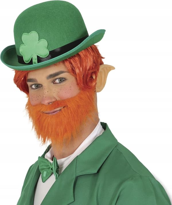 Grön bowlerhatt St. Patrick's Day irländsk pysslingbal