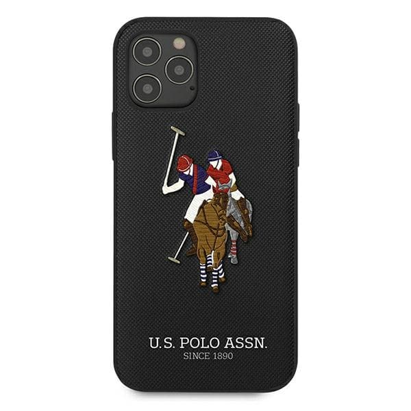 US Polo USHCP12LPUGFLBK iPhone 12 Pro Max 6,7 sort/sort Polo Broderi Kollektion