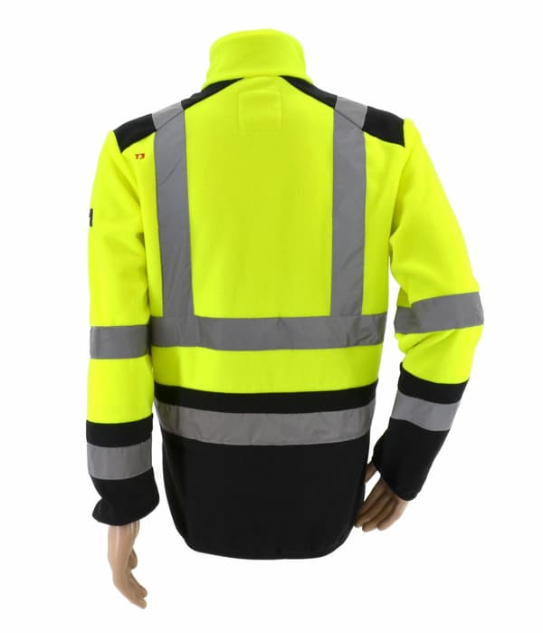 AWTOOLS T3 FLEECE TRÖJA REFLEKTERANDE GUL XXL