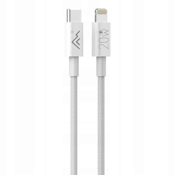 USB-C LIGHTNING PD-KABEL 20W 3A ULTRAHURTIGT TIL APPLE IPHONE