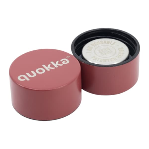 Quokka Solid - Termoflaske i rustfrit stål 510 ml (Ildstensrød)