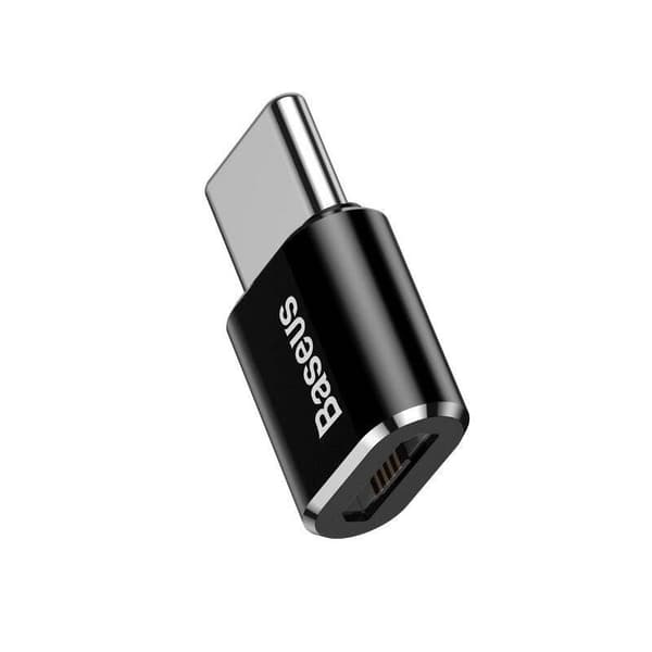 Baseus Micro USB till USB Typ-C Adapter - Svart