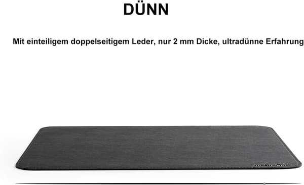 SVART SPELMUSMATTA 30x26cm