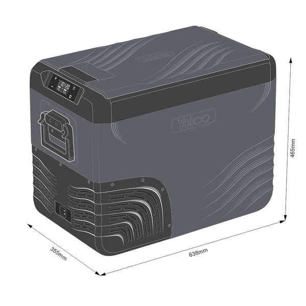 Yolco KX40 Carbon Portabel Kylskåp