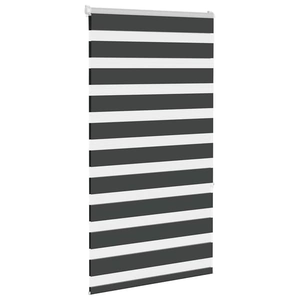 vidaXL Zebragardin, svart, tygbredd 70,9 cm, polyester