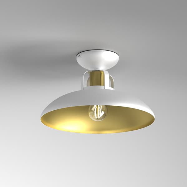 Loftlampe Felix 1 E27 Hvid Milagro MLP7703