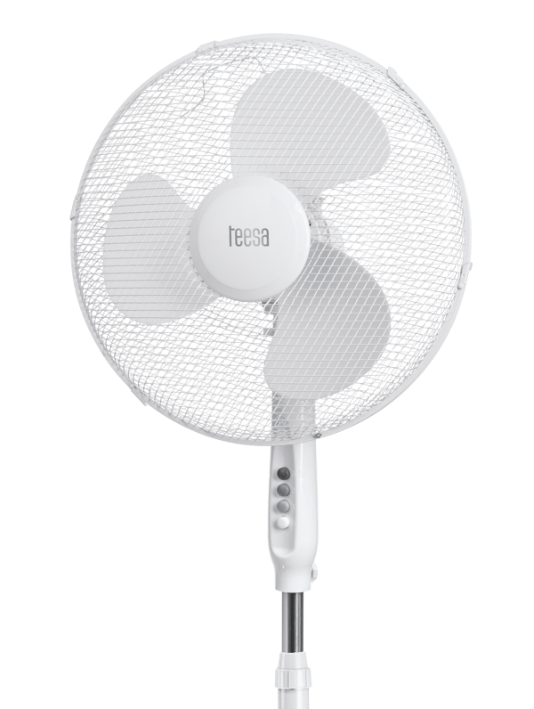 Gulvstående ventilator 45W Teesa stille regulering