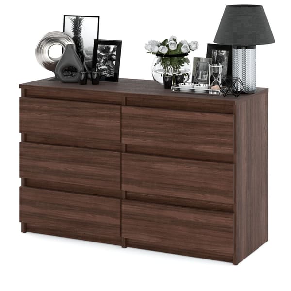 Kommode "HIT" 6 skuffer 100 cm wenge eg