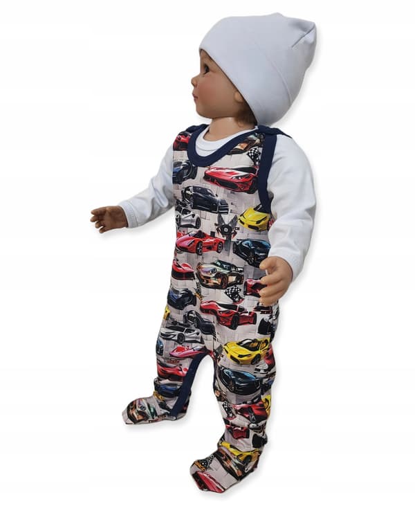 ROOMPACKS 116 barnpyjamasar utan ärmar i CARS-tryck
