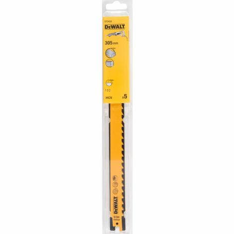 DEWALT TIERSÅGBLAD 305MM TRÄ 5 ST.