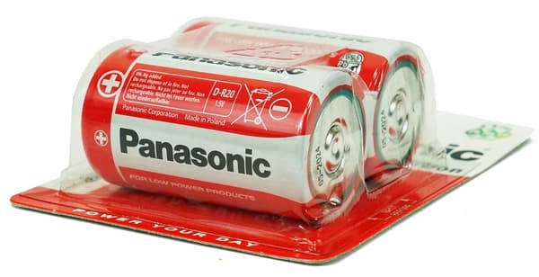 Panasonic D R20 sinkkihiiliparistot 24 kpl