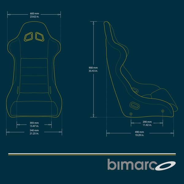 Bimarco Cobra 3 sk?lad sits svart