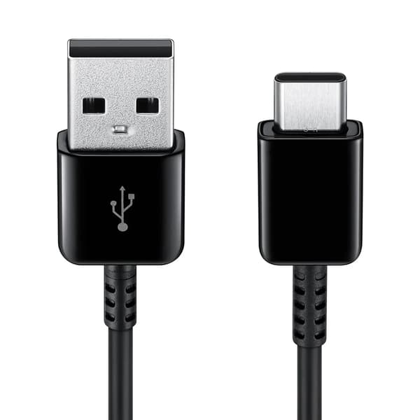 Samsung EP-DG950CBE USB-A - USB-C-kabel 1,2 m (bulk - erstatningsemballage) - sort