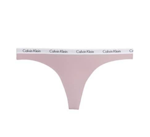 CALVIN KLEIN DAM ROSA LOGOTYG STRINGTROSOR S TIA