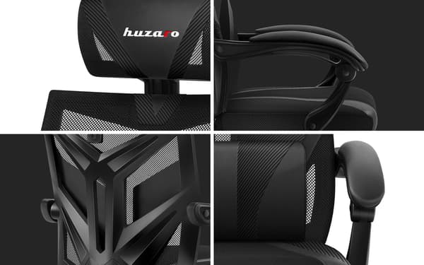 Huzaro Combat 5.0 svart gamingstol