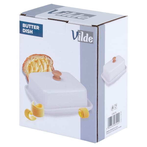 Hvid keramisk smørretter