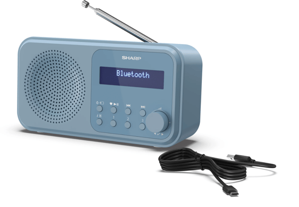 Sharp | Tokyo Digital Radio | DR-P420(BL) | Bluetooth | Blå | Bærbar | Trådløs forbindelse